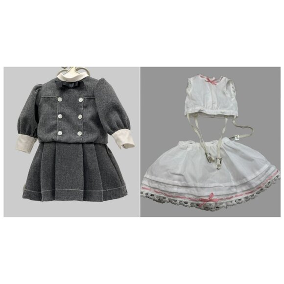 American Girl Other - AMERICAN GIRL Samantha 1994 Pleasant Company Gray School Dress and Lacy Whites
